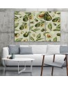 Three-part painting for the kitchen - Avocado fruit | FEEBY