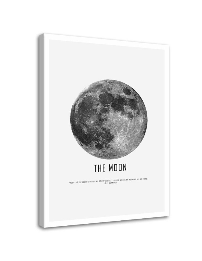 Modern Canvas painting for living room - Moon | FEEBY
