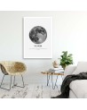 Modern Canvas painting for living room - Moon | FEEBY