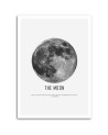 Modern Canvas painting for living room - Moon | FEEBY