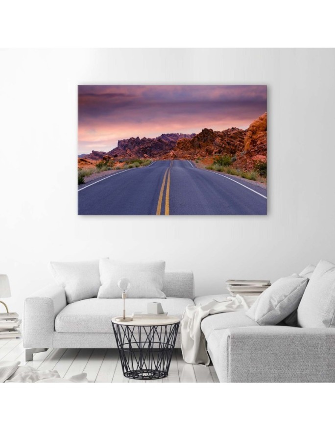 Canvas print modern - Route 66 Landscape| FEEBY