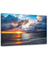 Canvas print - Sea at sunset | FEEBY