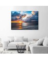 Canvas print - Sea at sunset | FEEBY