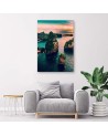 Rocks landscape ocean - Canvas prints for living room | FEEBY