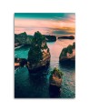 Rocks landscape ocean - Canvas prints for living room | FEEBY