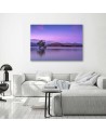 Tree on the lake - Modern Canvas painting for bedroom | FEEBY