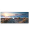 Sunset on the beach panoramic- Canvas print | FEEBY