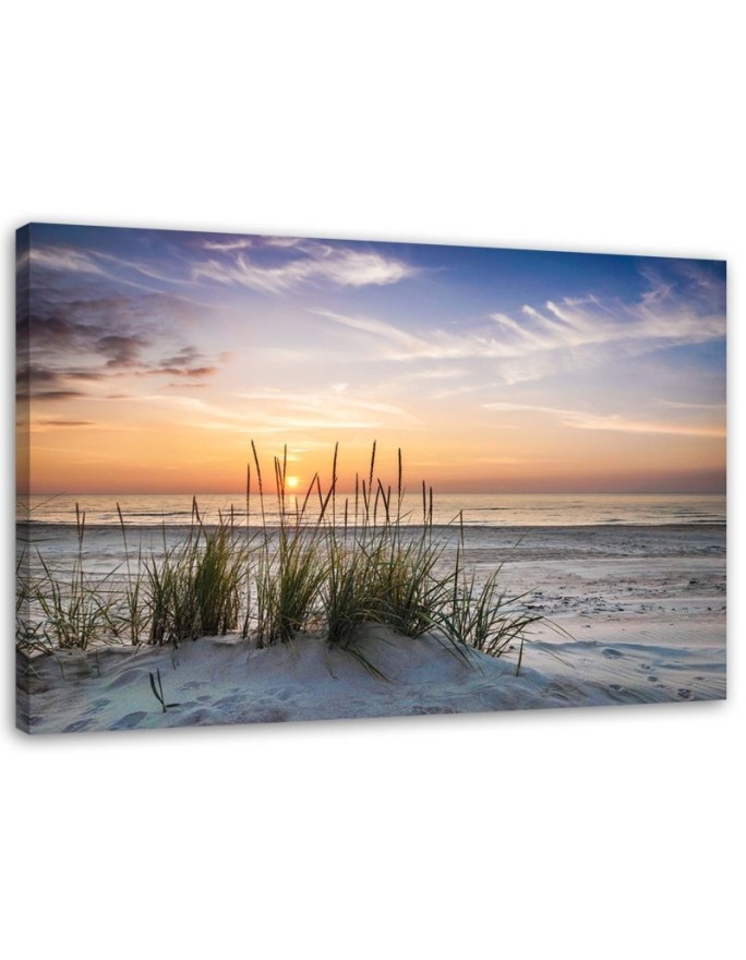 Sunset on the beach - Canvas print | FEEBY