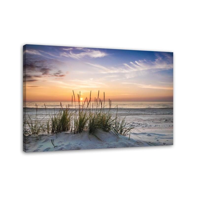 Sunset on the beach - Canvas print | FEEBY