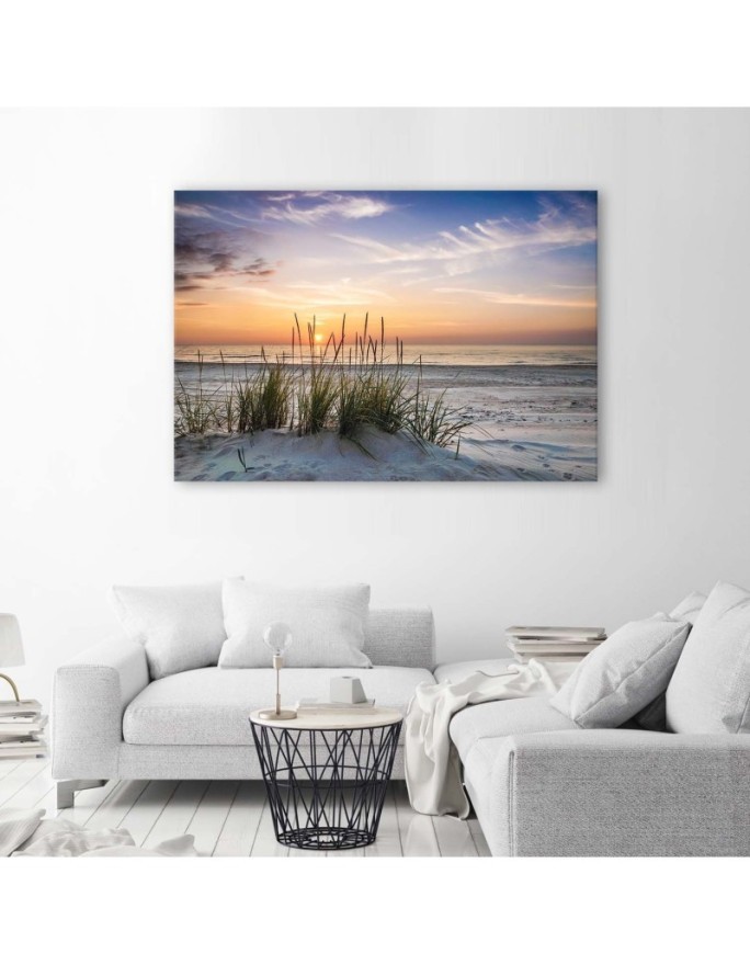 Sunset on the beach - Canvas print | FEEBY