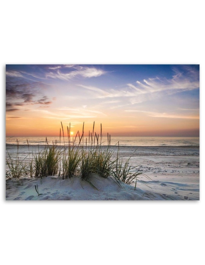 Sunset on the beach - Canvas print | FEEBY