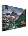 Canvas print - Cottage in the mountains Alps | FEEBY
