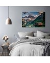 Canvas print - Cottage in the mountains Alps | FEEBY