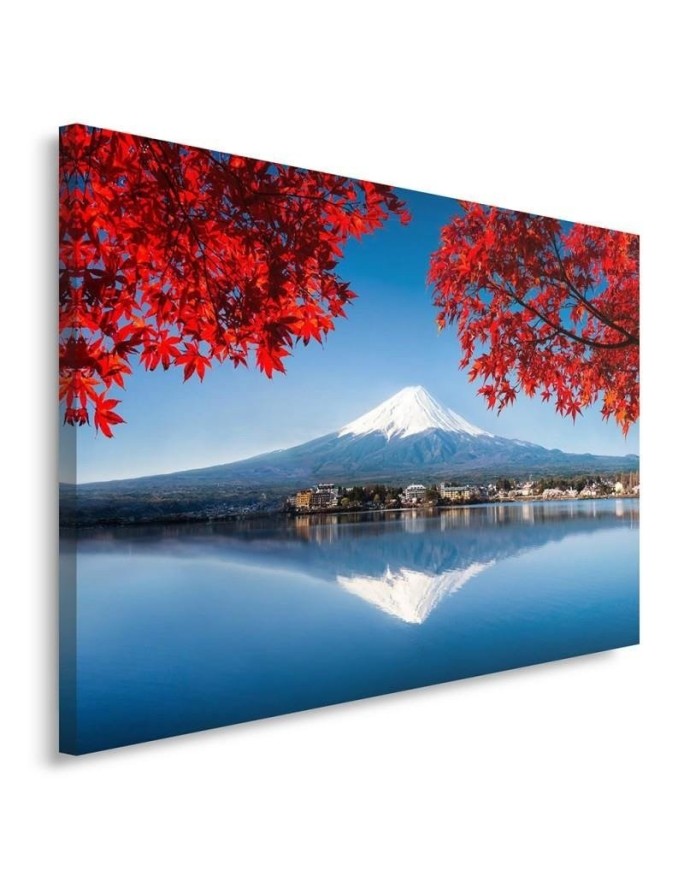 Modern Canvas painting for living room - View of Mt Fuji Japan | FEEBY