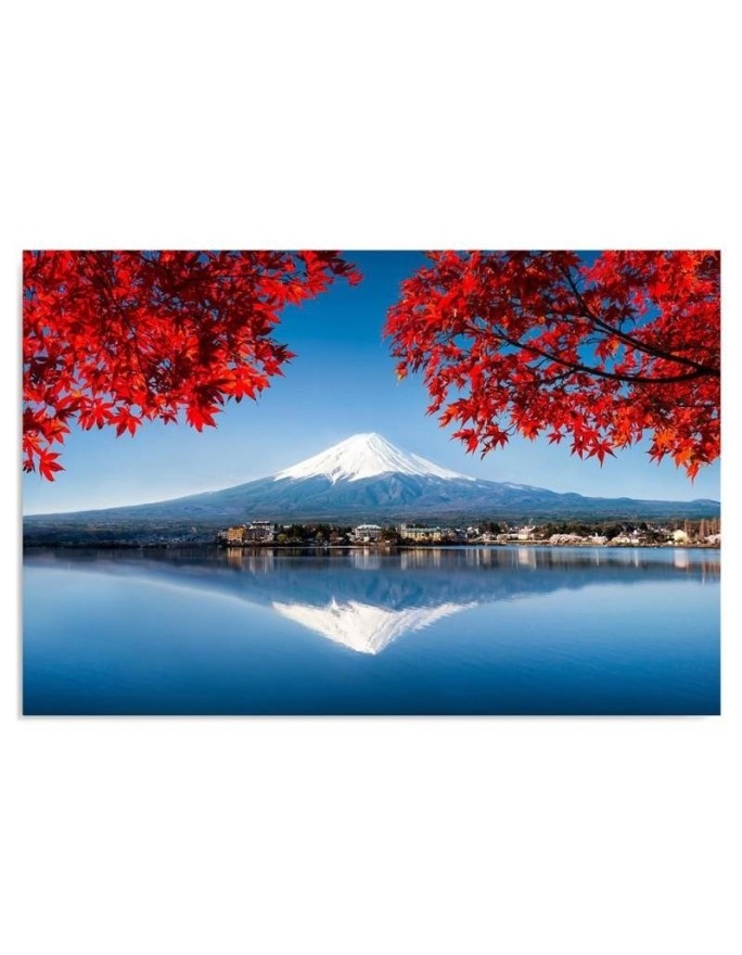 Modern Canvas painting for living room - View of Mt Fuji Japan | FEEBY