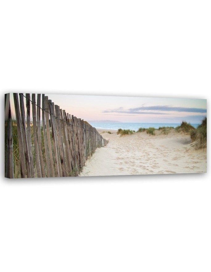 Canvas prints for living room - Sunset beach panoramic | FEEBY