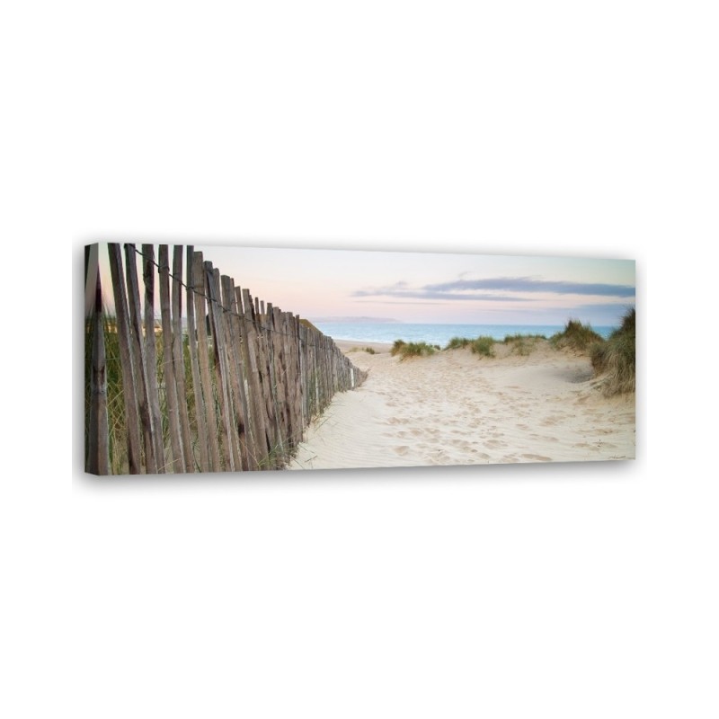 Canvas prints for living room - Sunset beach panoramic | FEEBY