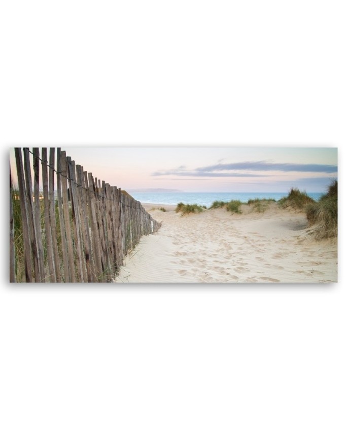 Canvas prints for living room - Sunset beach panoramic | FEEBY