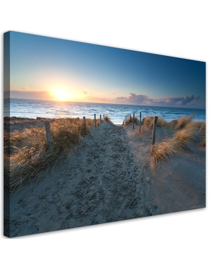 Canvas prints for the living room - Sunset over the sea | FEEBY
