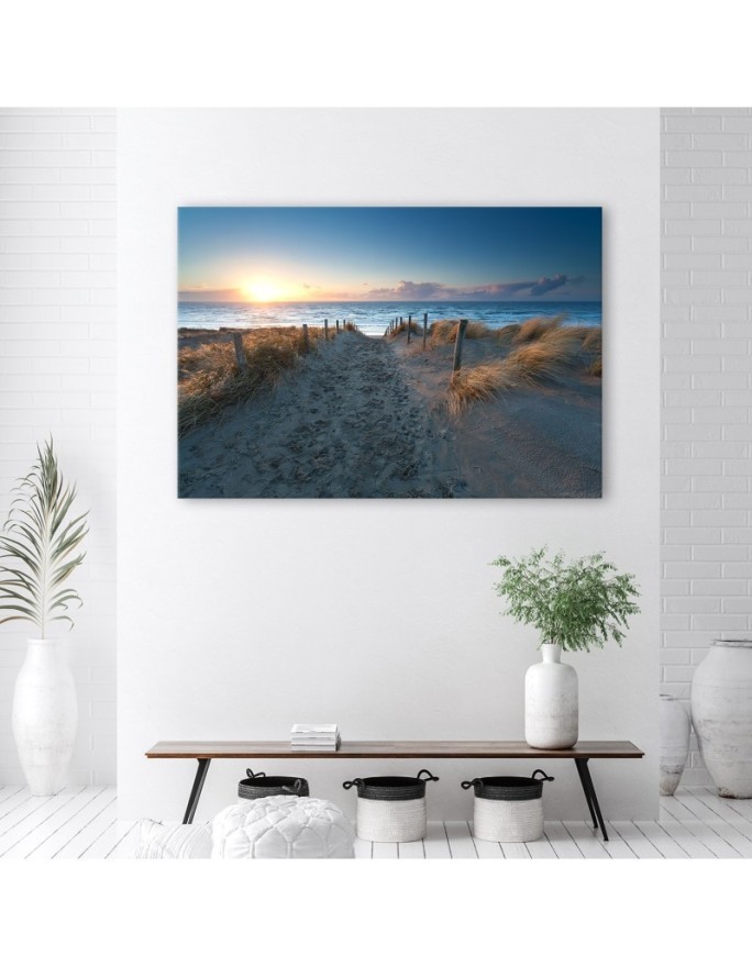 Canvas prints for the living room - Sunset over the sea | FEEBY