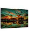 Canvas print - Clouds over a lake | FEEBY