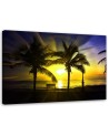 Palm trees and sunshine - Modern painting for bedroom. High quality  | FEEBY