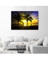 Palm trees and sunshine - Modern painting for bedroom. High quality  | FEEBY