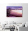 Fog over the lake - Canvas print | FEEBY