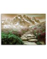 Canvas prints for living room - Stone road to the summit | FEEBY