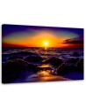 Canvas painting - Sunset over the sea | FEEBY