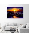 Canvas painting - Sunset over the sea | FEEBY