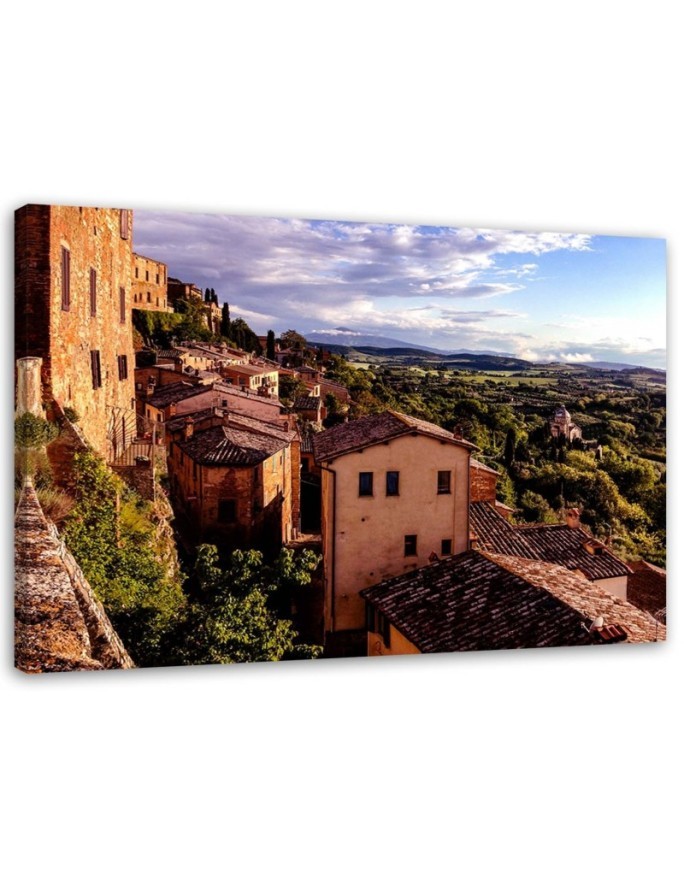 Canvas painting for living room - Tuscany Italy | FEEBY