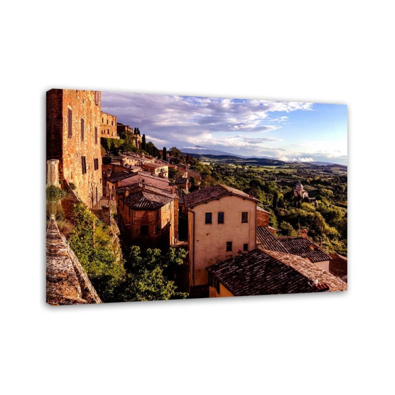 Canvas painting for living room - Tuscany Italy | FEEBY
