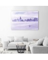 Canvas prints for living room - City lake in fog | FEEBY