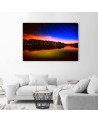 Canvas print - Sunset over a lake | FEEBY