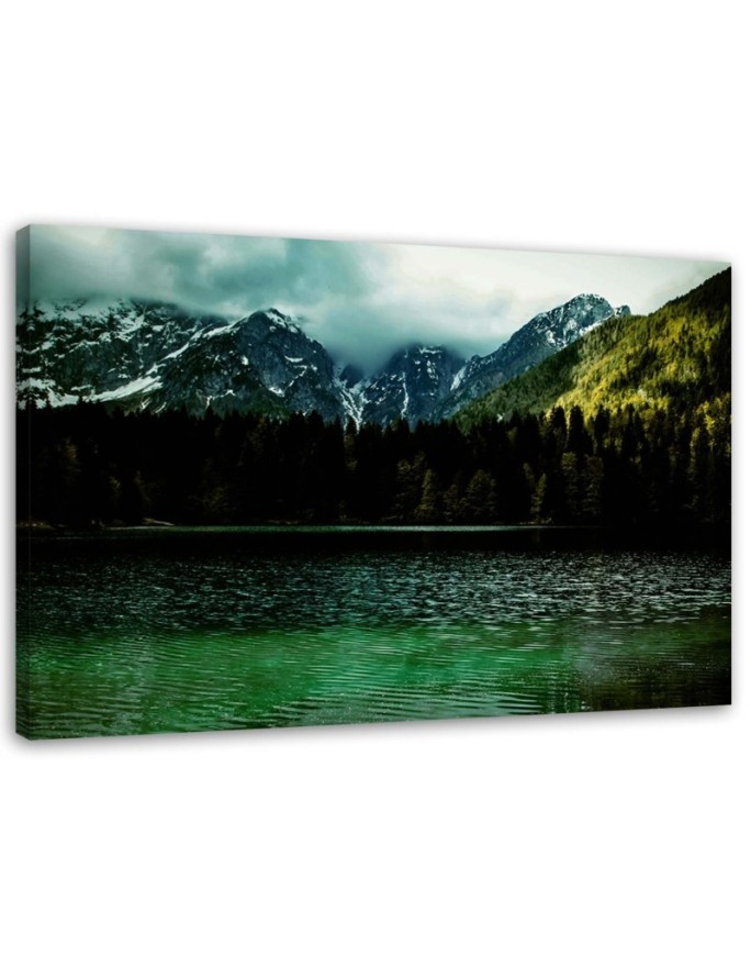 Canvas print - Mountains in the clouds | FEEBY