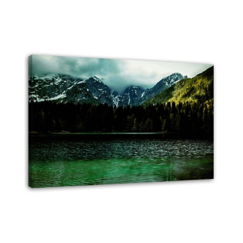 Canvas print - Mountains in the clouds | FEEBY