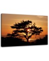 Tree by the sea at sunset - Canvas prints for bedroom | FEEBY
