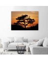 Tree by the sea at sunset - Canvas prints for bedroom | FEEBY
