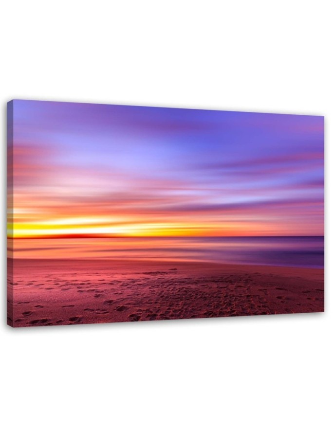 Sunset sky for living room - Modern Canvas painting for living room | FEEBY