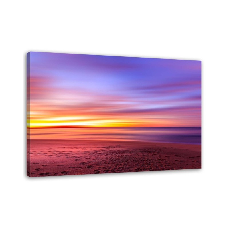 Sunset sky for living room - Modern Canvas painting for living room | FEEBY