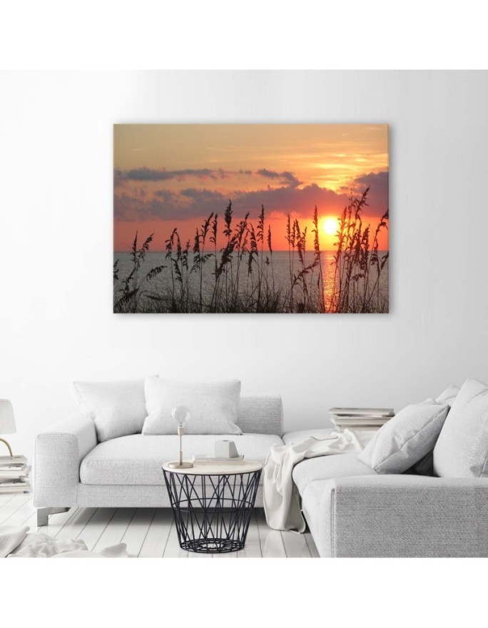 Beach sunset - Picture for the living room | FEEBY