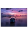 Canvas prints for bedroom modern - Boat on the lake | FEEBY