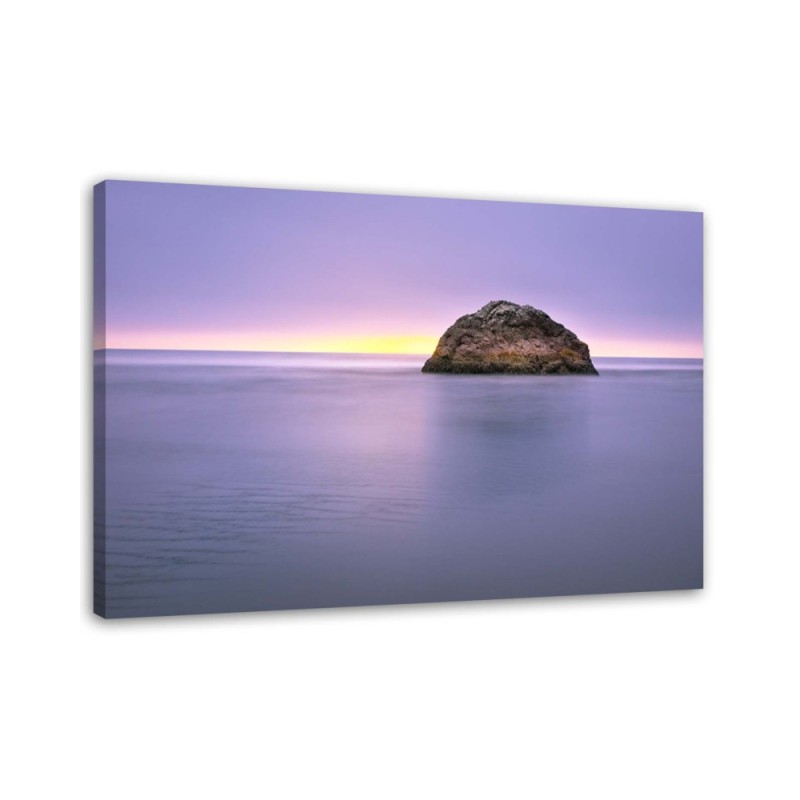 Canvas print modern - Rock in the middle of the sea | FEEBY