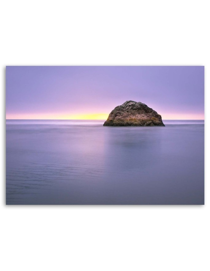 Canvas print modern - Rock in the middle of the sea | FEEBY