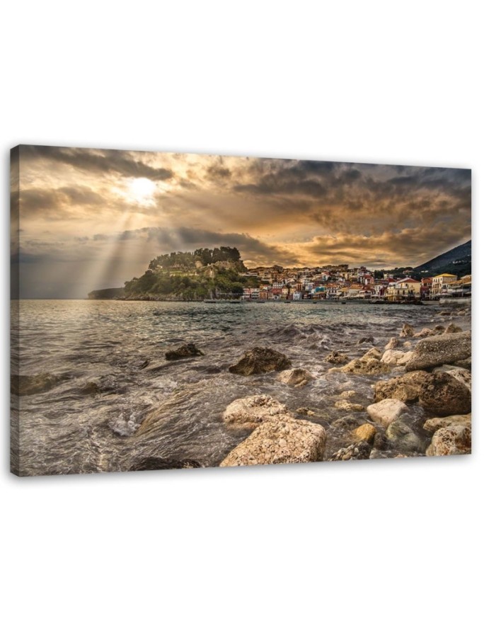 Canvas print Town by the...