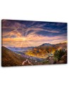 Canvas prints for the living room - Town in the mountains | FEEBY