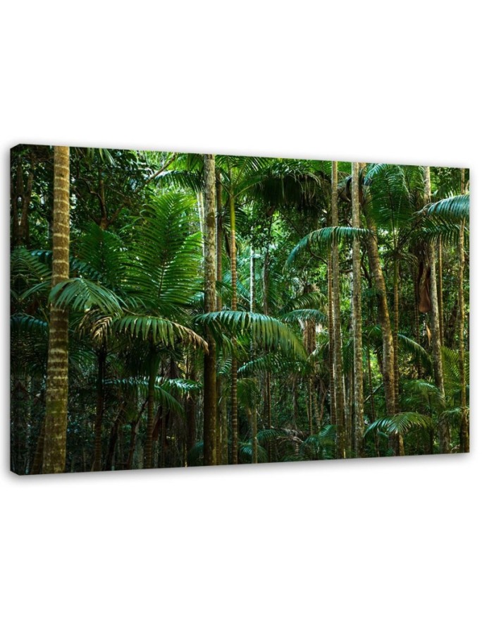 Canvas print Green palms