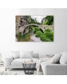 Old stone bridge - Modern Canvas painting for bedroom | FEEBY