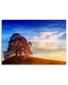 Tree on a hill - Canvas painting for the living room | FEEBY